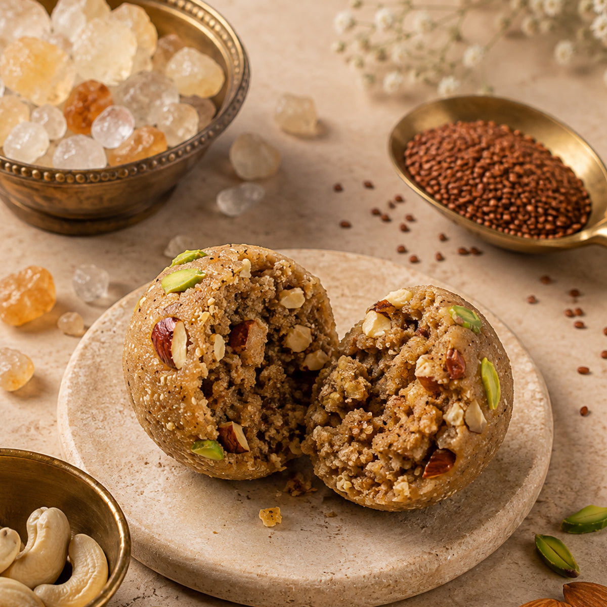 Acacia Gum Laddoo (Dink or Gond) | Blood Health | IRON