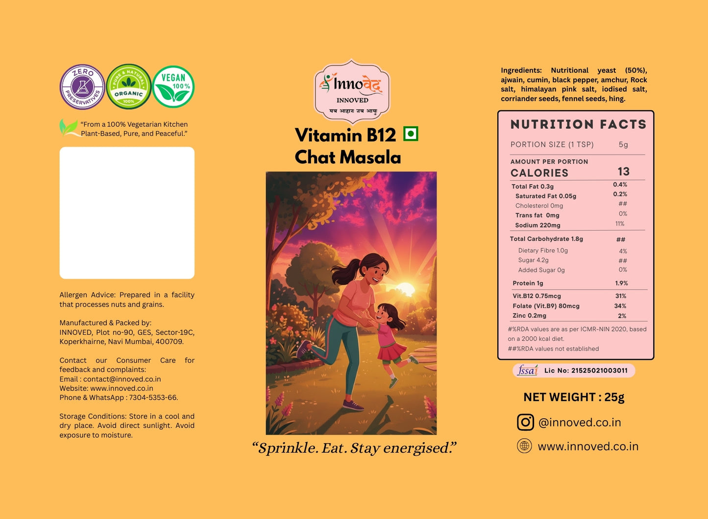 Vitamin B12 Chat Masala