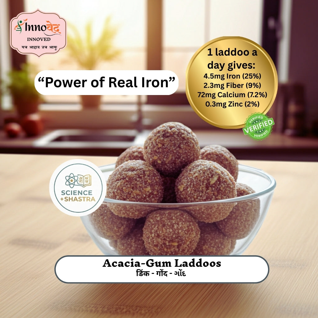 Acacia Gum Laddoo (Dink or Gond) | 6 pcs per pack