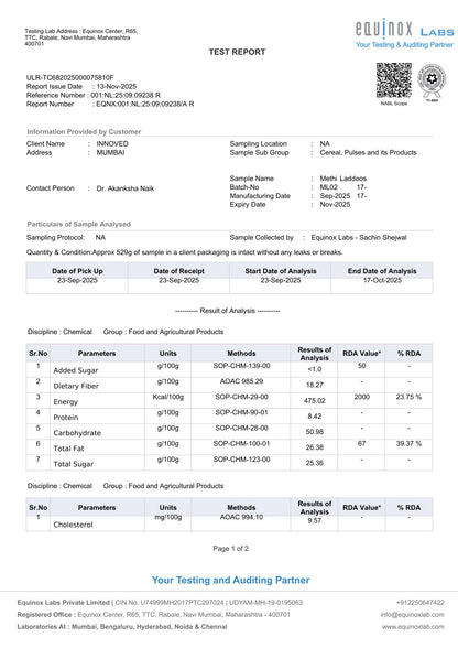 Fenugreek Laddoo (Methi) | 6 pcs per pack