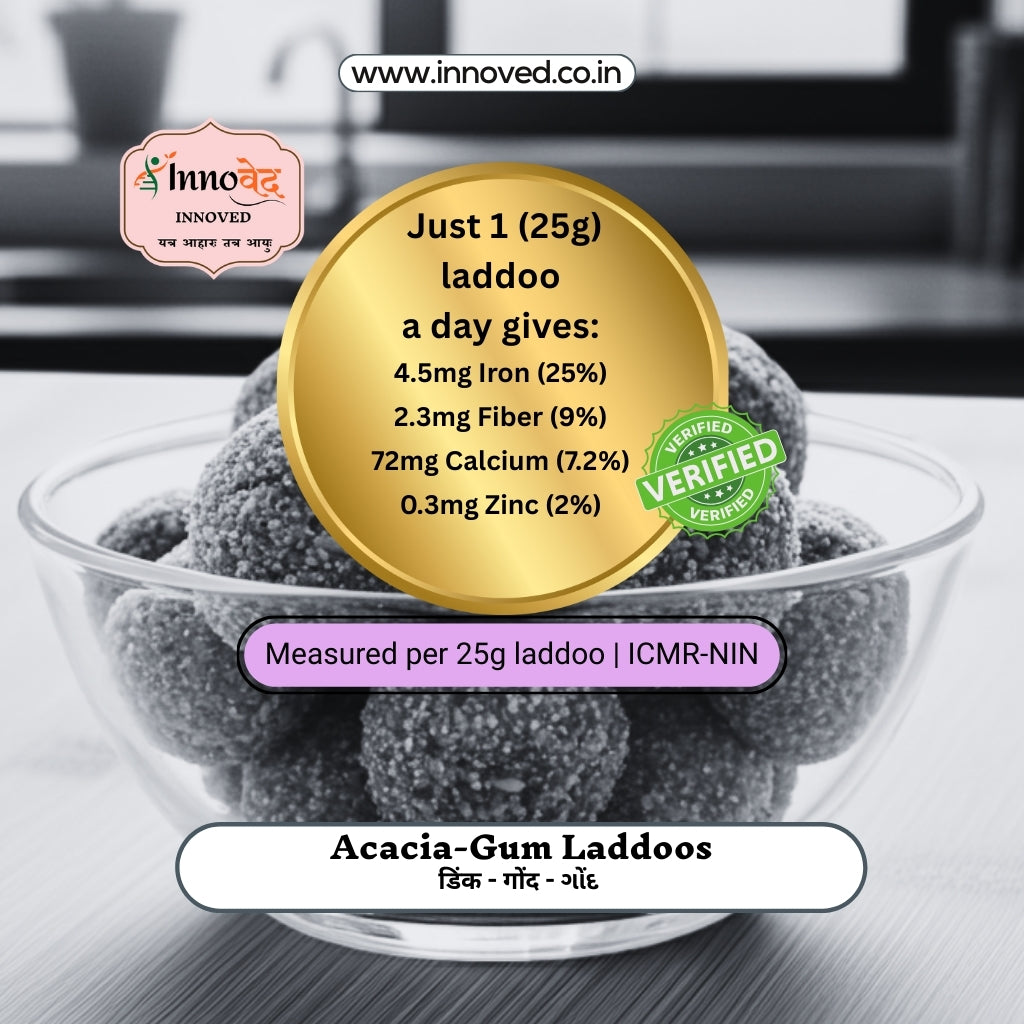 Acacia Gum Laddoo (Dink or Gond) | 6 pcs per pack