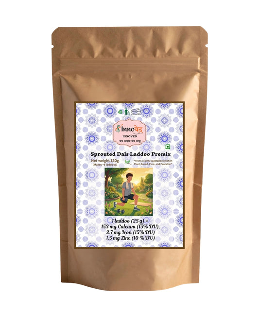 PREMIX | Sprouted Dal Laddoo premix | 120g | Makes 6 laddoos