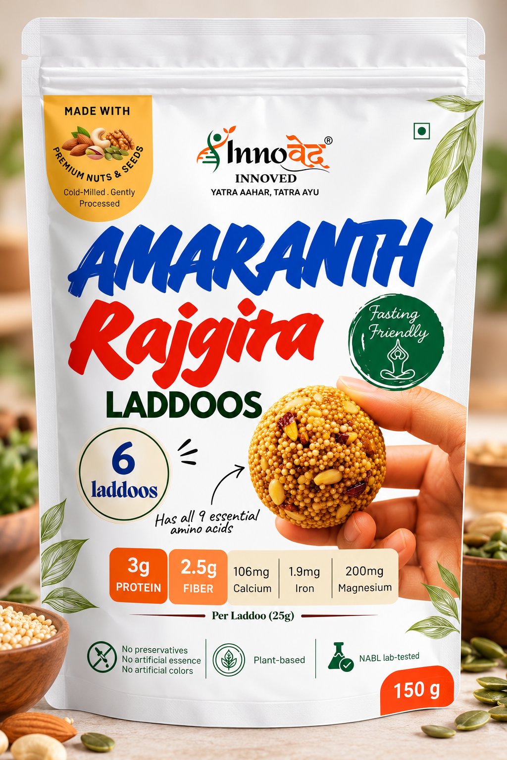 Amaranth (Rajgira) Laddoos | Muscle Health | Protein
