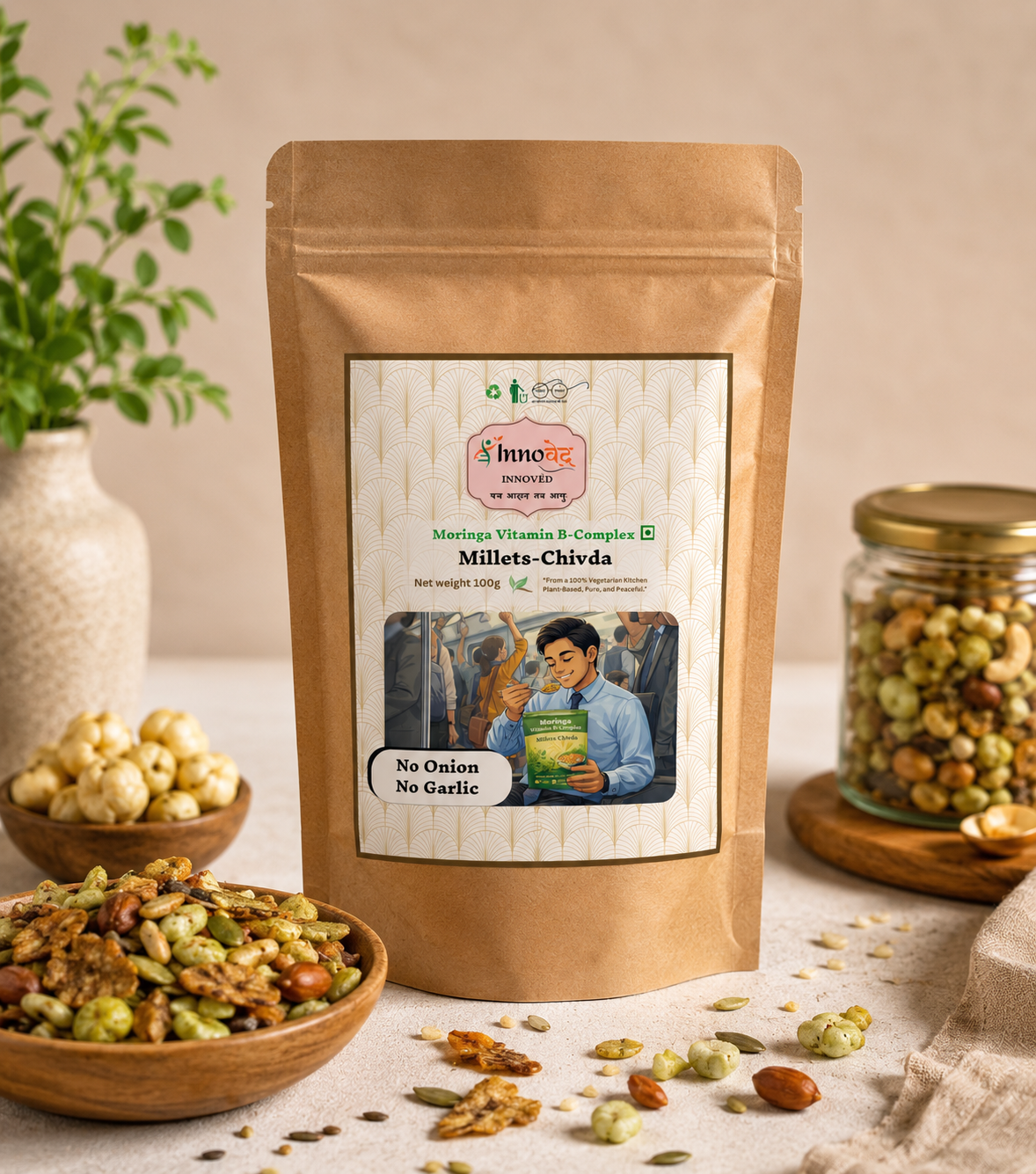 Millets Makhana Chivda | Source of Calcium, Fiber & Vitamin B complex