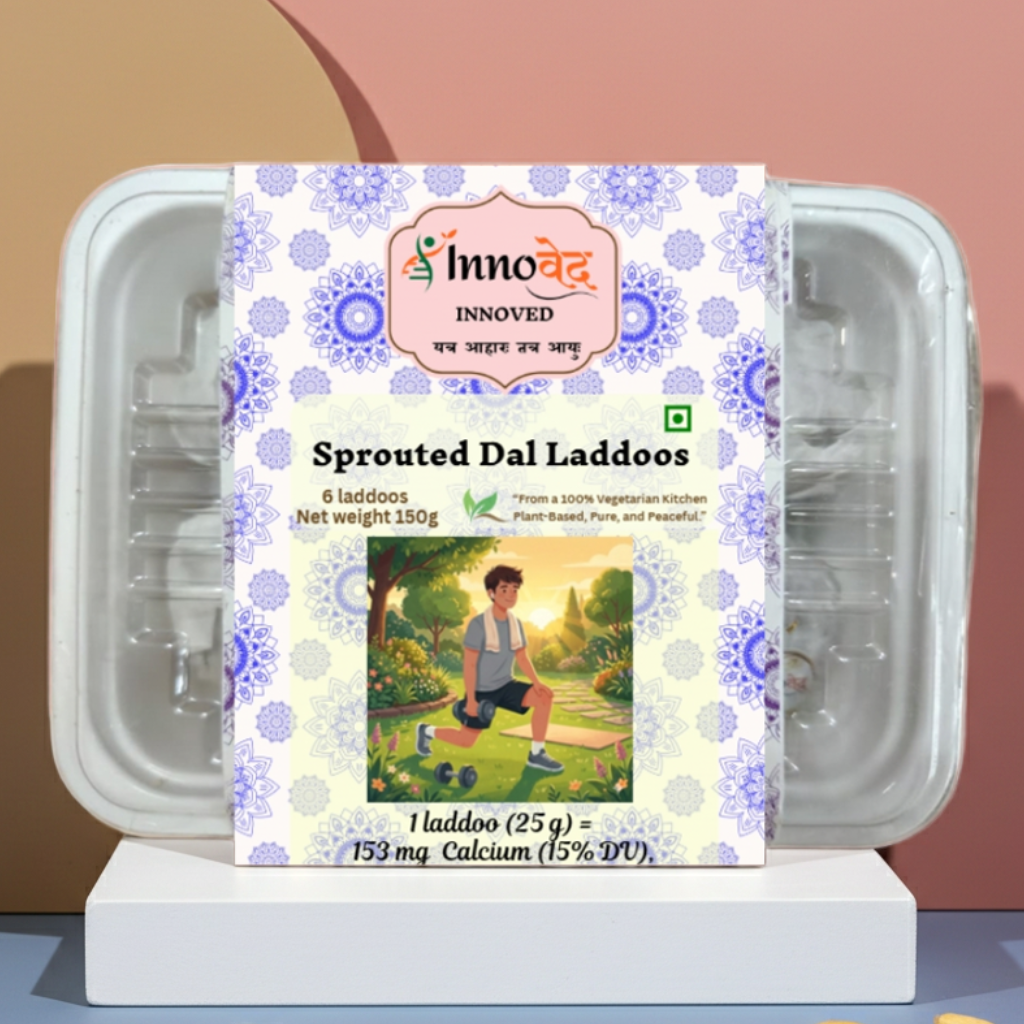 Sprouted Dals (Sattu) Laddoo  | 6 pcs per pack | CUSTOM MADE AS PER DEMAND